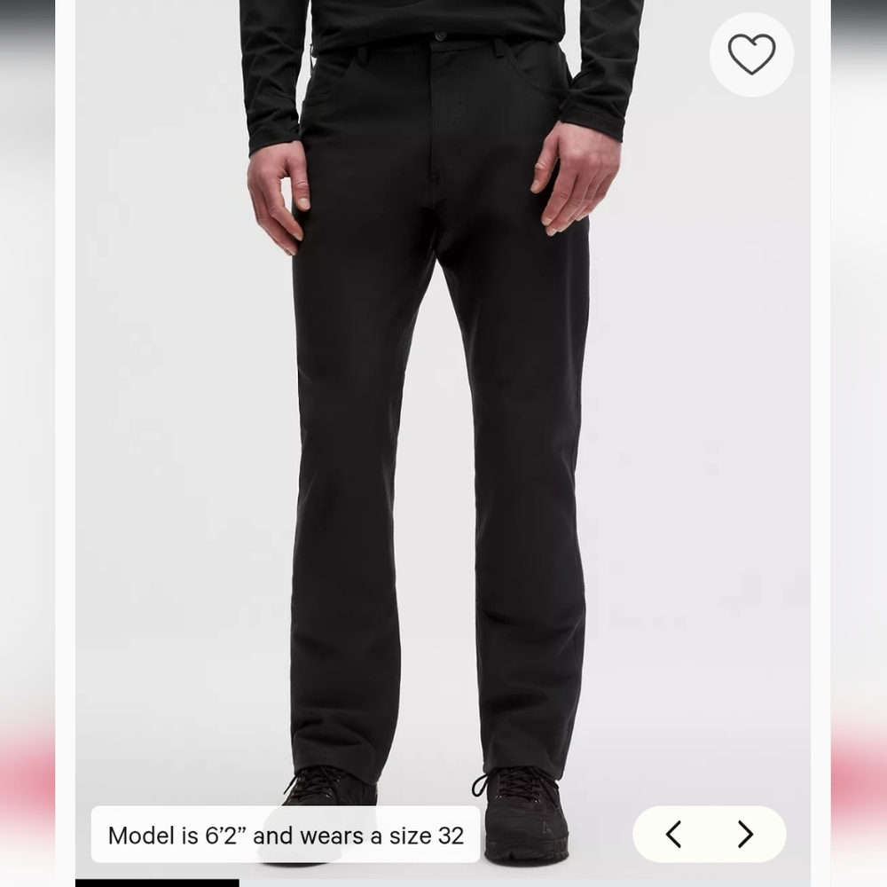 Lululemon EasyFive Classic-Straight Structured Fa… - image 2